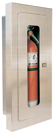 5lb Fire Extinguisher Cabinet Semi-recessed