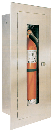 5lb Fire Extinguisher Cabinet Fully-recessed