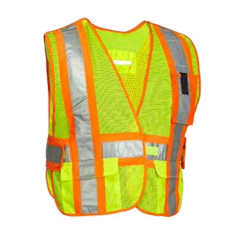 Mesh, One-Size, 5-Point Tear-Away Safety Vest