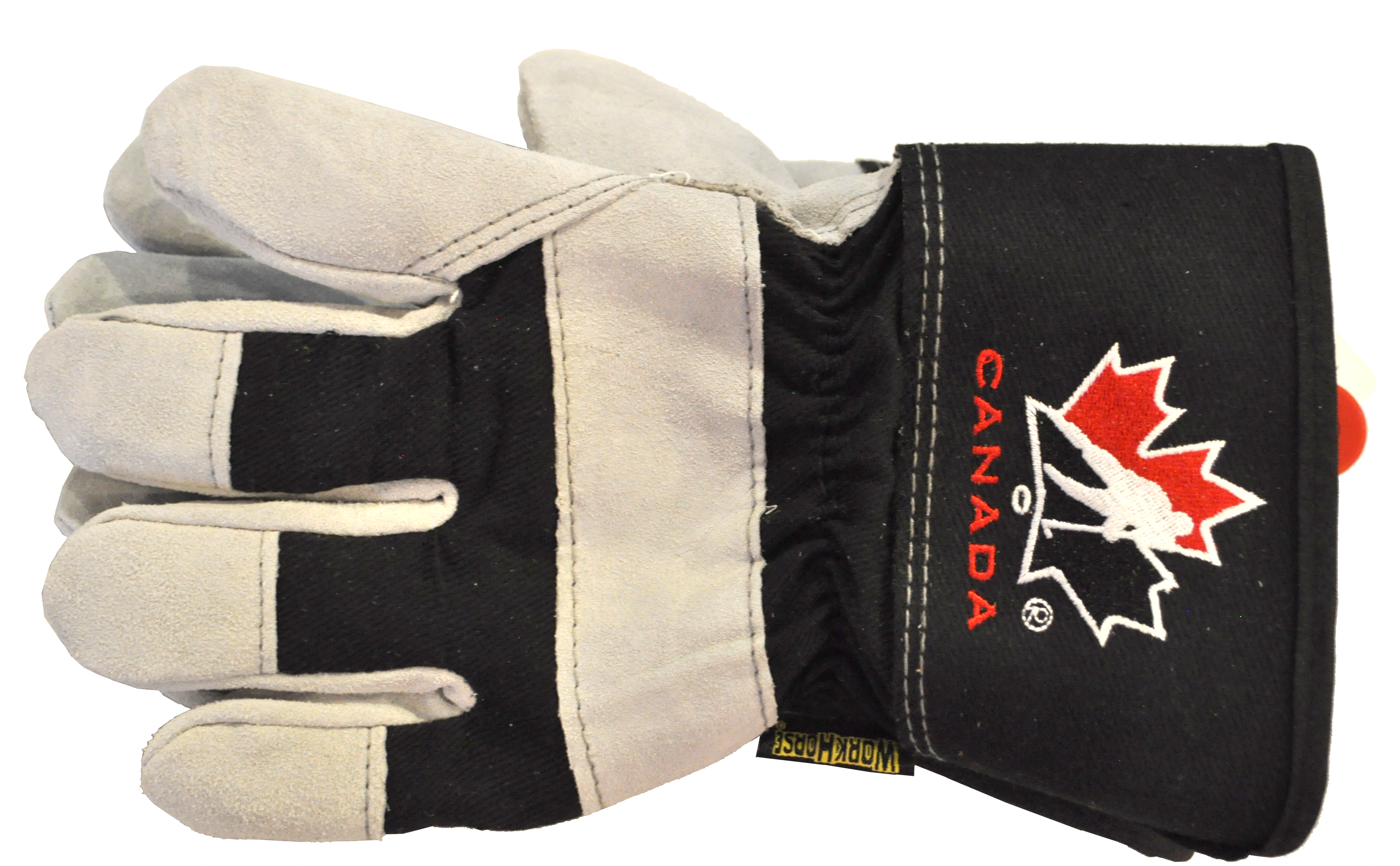 Workhorse NHL Split Leather Fitters Glove, Pile Lined, Hockey Canada